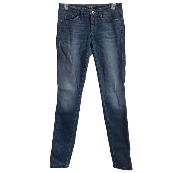 Guess Jeans Brittney-Skinny Medium Wash Size 26 - Picture 1 of 11